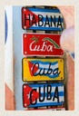 Holzschild 30x20 cm Cuba Karibik Habana Reiseziel Bildmotiv Reisemotiv Abenteuer Reisen