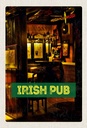 Holzschild 30x20 cm Irland Kneipe Irisches Pub Bier