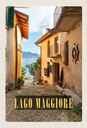 Holzschild 30x20 cm Isola Bella Lago Maggiore Italien Bildmotiv Reisemotiv Abenteuer Reisen
