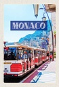 Holzschild 30x20 cm Monaco Frabkreich Tour Innenstadt Trip