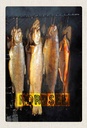 Holzschild 30x20 cm Nordsee Fisch Essen Delikatese Speisen Bildmotiv Reisemotiv Abenteuer Reisen