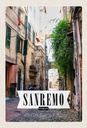 Holzschild 30x20 cm Sanremo Italien Ansicht Architektur