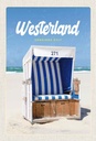 Holzschild 30x20 cm Westerland Sylt Schleswig-Holstein Bildmotiv Reisemotiv Abenteuer Reisen