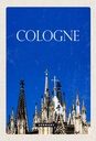 Holzschild 30x20 cm Köln Deutschlad Kölner Dom Kirche Bildmotiv Reisemotiv Abenteuer Reisen