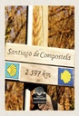 Holzschild 30x20 cm Spanien Santiago de Compostela Bildmotiv Reisemotiv Abenteuer Reisen