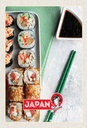 Holzschild 30x20 cm Japan Asien Sushi Fisch Thunfisch Soße Bildmotiv Reisemotiv Abenteuer Reisen
