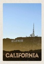 Holzschild 30x20 cm California Amerika Hollywood Star Bildmotiv Reisemotiv Abenteuer Reisen