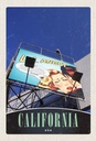 Holzschild 30x20 cm California Amerika USA Schauspieler Bildmotiv Reisemotiv Abenteuer Reisen