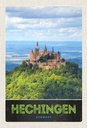 Holzschild 30x20 cm Hechingen Aussicht Burg Hohenzollener Bildmotiv Reisemotiv Abenteuer Reisen
