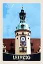 Holzschild 30x20 cm Leipzig Deutschland Kirche Stadttour Bildmotiv Reisemotiv Abenteuer Reisen