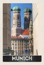 Holzschild 30x20 cm München Stadt Mittelalter Architektur Bildmotiv Reisemotiv Abenteuer Reisen