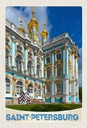 Holzschild 30x20 cm Saint Petersburg Russland Architektur Bildmotiv Reisemotiv Abenteuer Reisen