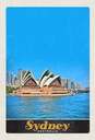 Holzschild 30x20 cm Sydney Australien Oper Haus Bildmotiv Reisemotiv Abenteuer Reisen