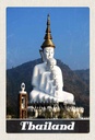 Holzschild 30x20 cm Thailand Natur Wald Tempel Gott Bildmotiv Reisemotiv Abenteuer Reisen