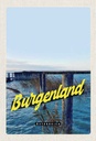 Holzschild 30x20 cm Burgenland Österreich Strand Bildmotiv Reisemotiv Abenteuer Reisen