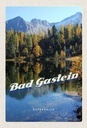 Holzschild 30x20 cm Bad Gastein Österreich See Natur Wald Bildmotiv Reisemotiv Abenteuer Reisen