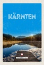 Holzschild 30x20 cm Kärnten See Österreich Sonnenaufgang Bildmotiv Reisemotiv Abenteuer Reisen
