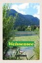 Holzschild 30x20 cm Weissensee See schwimmen Natur Bildmotiv Reisemotiv Abenteuer Reisen
