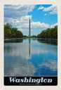 Holzschild 30x20 cm Washington USA Amerika Poromac Bildmotiv Reisemotiv Abenteuer Reisen