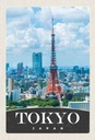 Holzschild 30x20 cm Tokyo Stadt Japan Asien Bildmotiv Reisemotiv Abenteuer Reisen