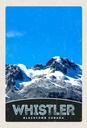 Holzschild 30x20 cm Whistler Blackcomb Kanada Schnee Bildmotiv Reisemotiv Abenteuer Reisen
