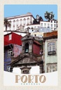 Holzschild 30x20 cm Porto Portugal Stadt Europa Bildmotiv Reisemotiv Abenteuer Reisen