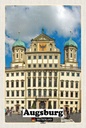 Holzschild 30x20 cm Augsburg Rathaus Architektur Bildmotiv Reisemotiv Abenteuer Reisen