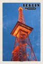 Holzschild 30x20 cm Berlin Funkturm Deutschland Bildmotiv Reisemotiv Abenteuer Reisen