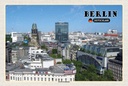 Holzschild 20x30 cm Berlin Hauptstadt Kurfürstendamm Bildmotiv Reisemotiv Abenteuer Reisen