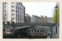 Holzschild 20x30 cm Berlin Deutschland Märkisches Ufer Bildmotiv Reisemotiv Abenteuer Reisen