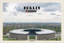 Holzschild 20x30 cm Berlin Olympiastadion Deutschland Bildmotiv Reisemotiv Abenteuer Reisen