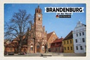 Holzschild 20x30 cm Brandenburg an der Havel Rathaus Bildmotiv Reisemotiv Abenteuer Reisen