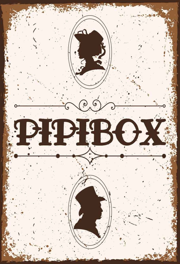 Holzschild 30x20 cm Pipibox