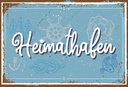 Holzschild 20x30 cm Heimathafen