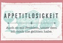 Holzschild 20x30 cm Appetitlosigkeit auch so ein Problem