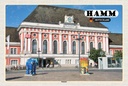Holzschild 20x30 cm Hamm Bahnhof Skulpturen Bildmotiv Reisemotiv Abenteuer Reisen