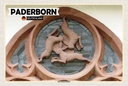 Holzschild 20x30 cm Paderborn Drei Hasen-Fenster Bildmotiv Reisemotiv Abenteuer Reisen