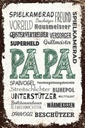 Holzschild 30x20 cm Papa Spielkamerad Beschützer Freund