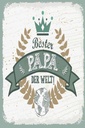 Holzschild 30x20 cm Bester Papa der Welt