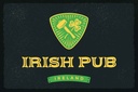 Holzschild 20x30 cm Ireland Irish pub Alkohol