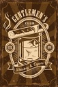 Holzschild 30x20 cm Gentlemen`s Club Whiskey & Cigars