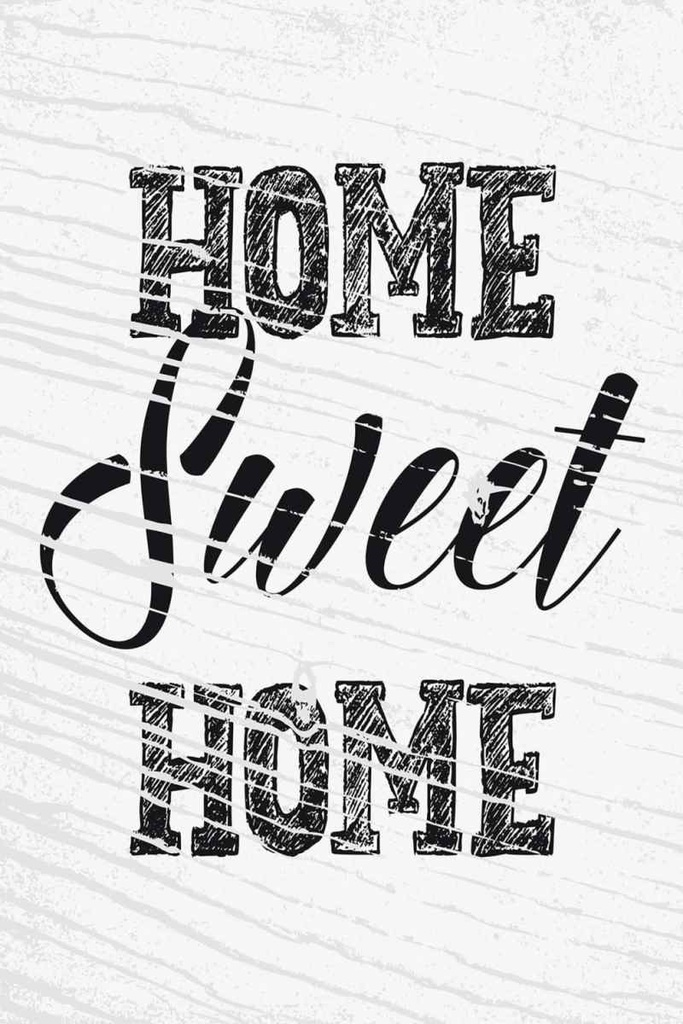 Holzschild 30x20 cm Home Sweet Home