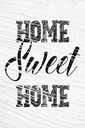 Holzschild 30x20 cm Home Sweet Home
