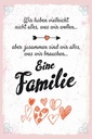 Holzschild 30x20 cm Familie Zusammen sind wir alles