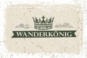 Holzschild 20x30 cm Wanderkönig Krone Berge