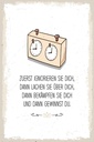 Holzschild 30x20 cm Zuerst ignorieren dich du gewinnst