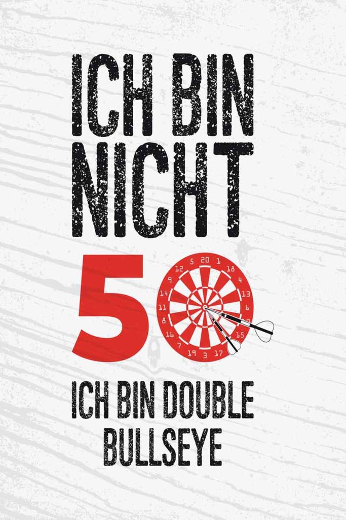 Holzschild 30x20 cm Dart bin nicht 50 Double Bullseye
