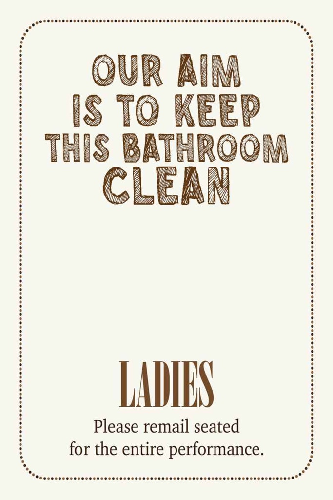 Holzschild 30x20 cm Keep this bathroom clean
