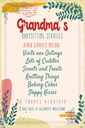 Holzschild 30x20 cm Grandma´s Babysitting services