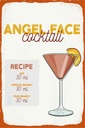 Holzschild 30x20 cm Angel Face Cocktail Recipe